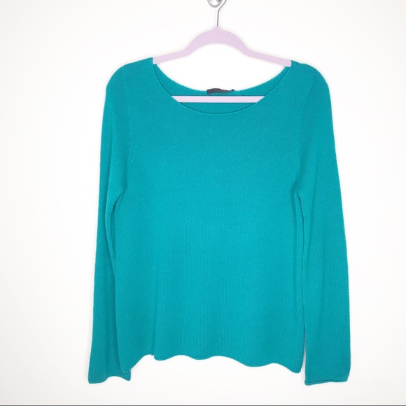 THE ROW $1525 Boat Neck Sweater Made In USA Size S - Picture 2 of 8